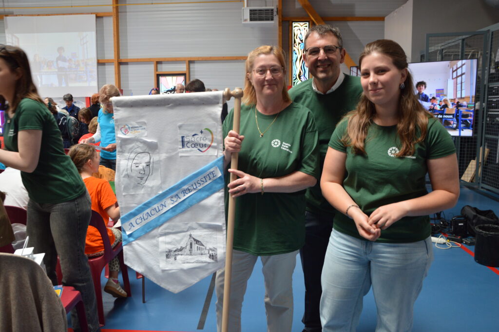 Photographie de la célébration de Sainte Madeleine Sophie Barat au lycée Sacré Cœur