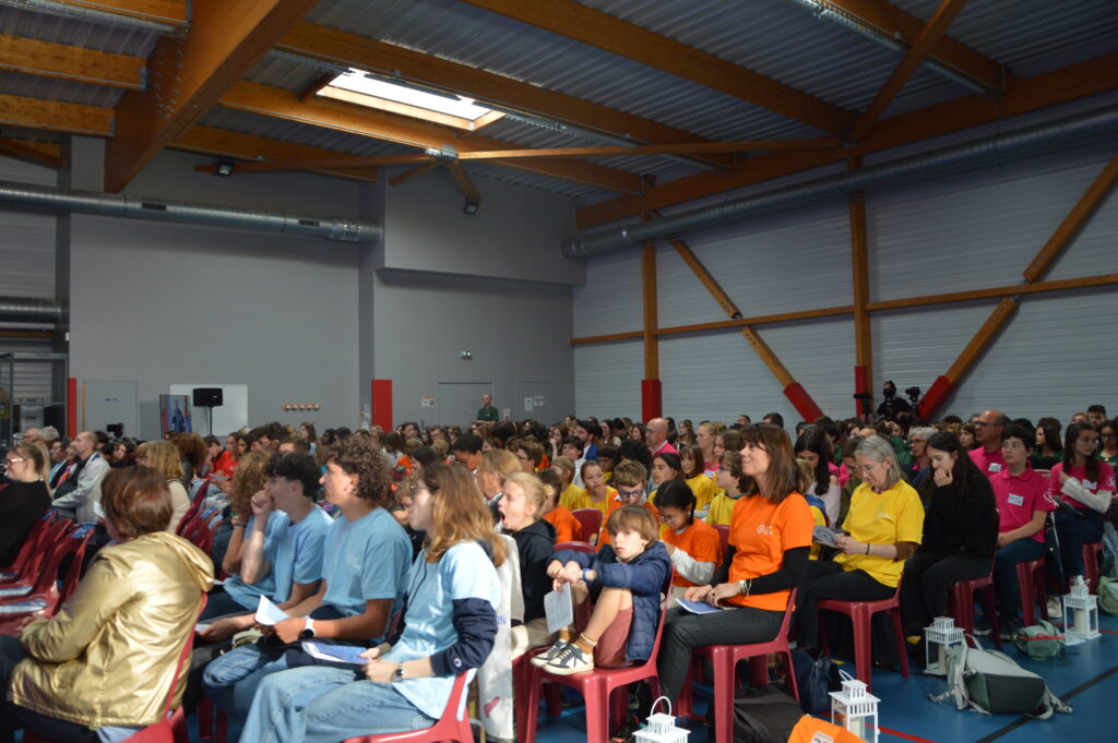Photographie de la célébration de Sainte Madeleine Sophie Barat au lycée Sacré Cœur