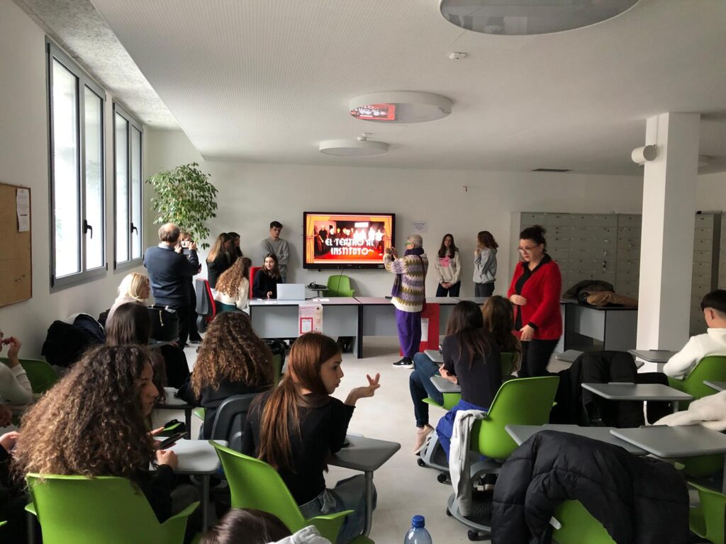Élève du lycée Sacré Cœur en mobilité en Italie dans le cadre du projet Tú puedes