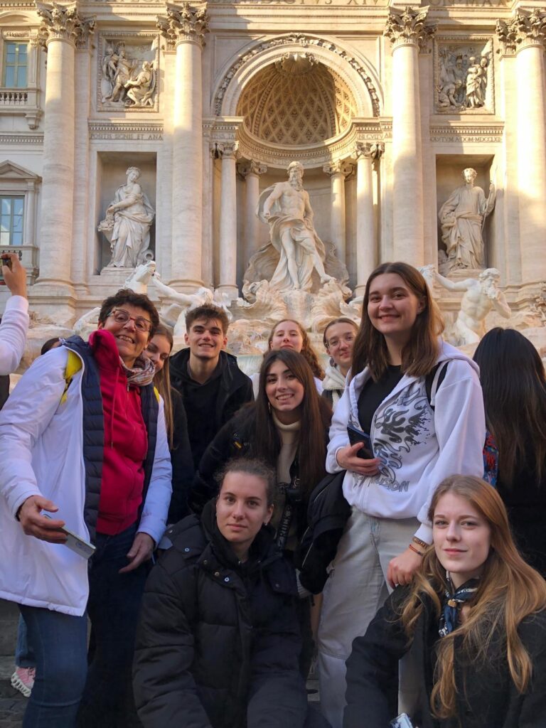 Élève du lycée Sacré Cœur en mobilité en Italie dans le cadre du projet Tú puedes