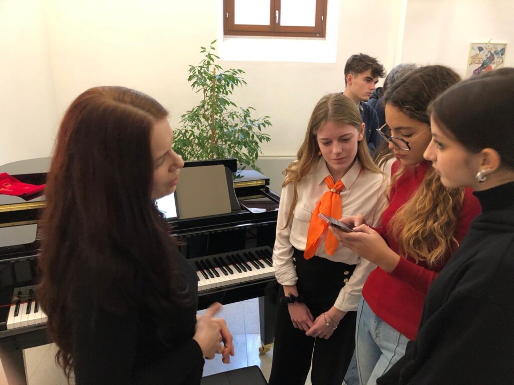Élève du lycée Sacré Cœur en mobilité en Italie dans le cadre du projet Tú puedes