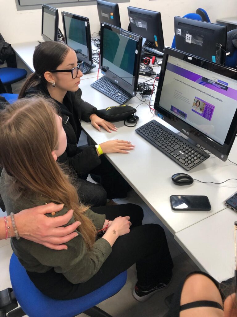 Élève du lycée Sacré Cœur en mobilité en Italie dans le cadre du projet Tú puedes