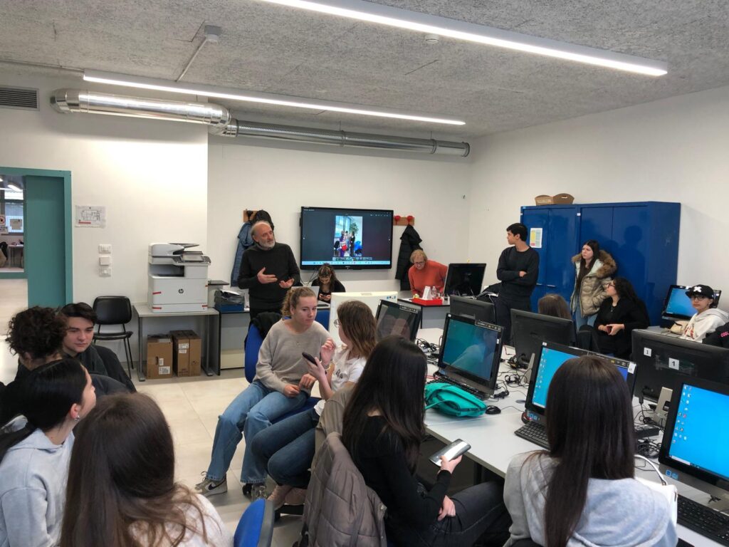 Élève du lycée Sacré Cœur en mobilité en Italie dans le cadre du projet Tú puedes