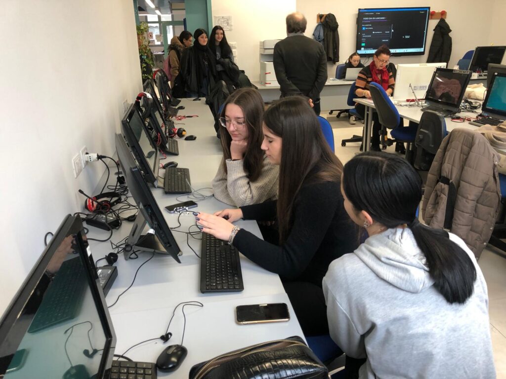 Élève du lycée Sacré Cœur en mobilité en Italie dans le cadre du projet Tú puedes