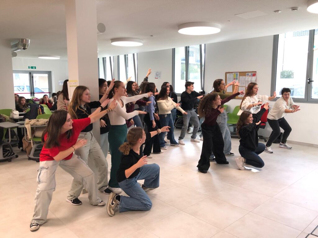 Élève du lycée Sacré Cœur en mobilité en Italie dans le cadre du projet Tú puedes