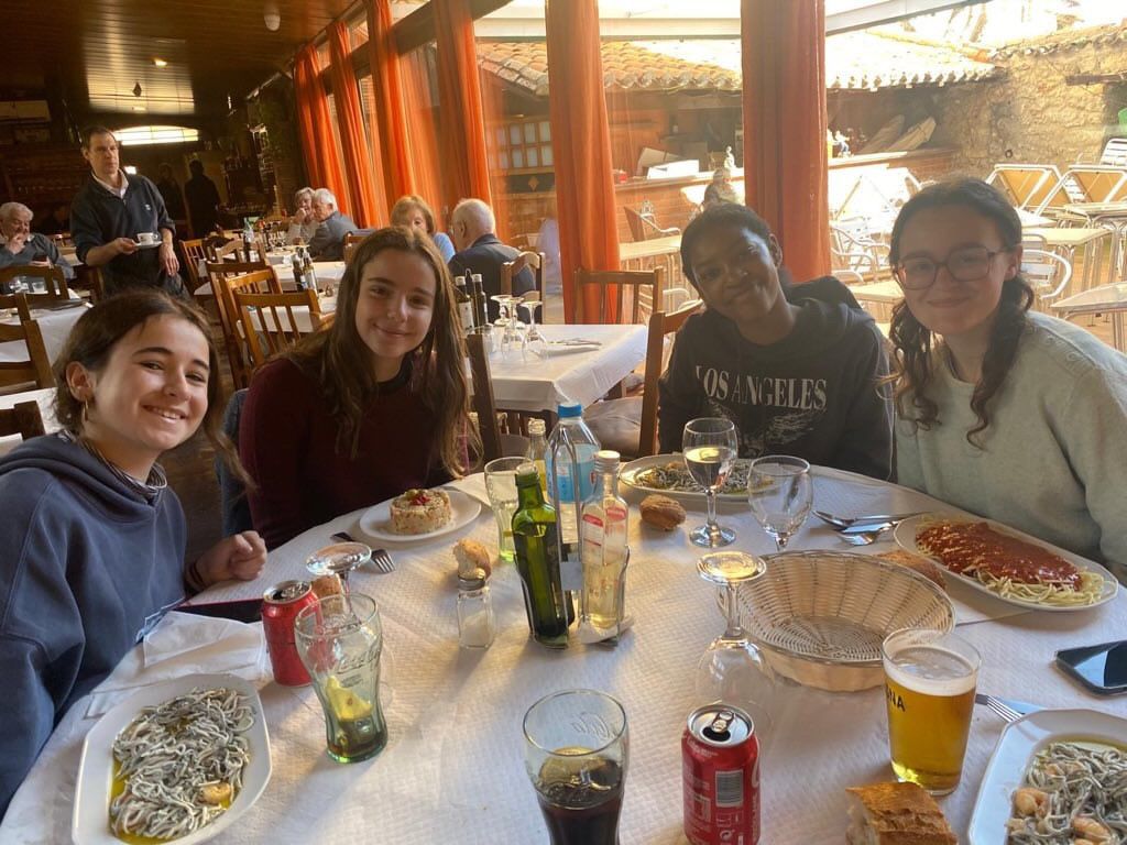 Élèves du lycée Sacré Cœur en mobilité à Madrid en janvier 2025