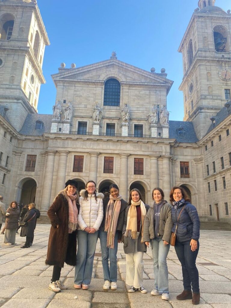 Élèves du lycée Sacré Cœur en mobilité à Madrid en janvier 2025