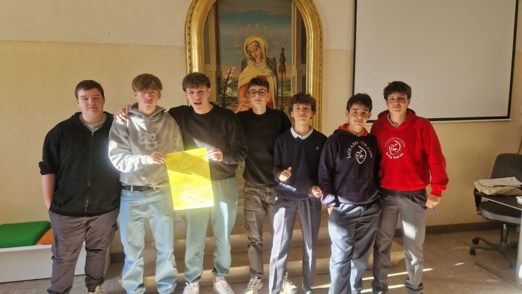 Élèves du lycée Sacré Cœur en mobilité à Madrid en janvier 2025