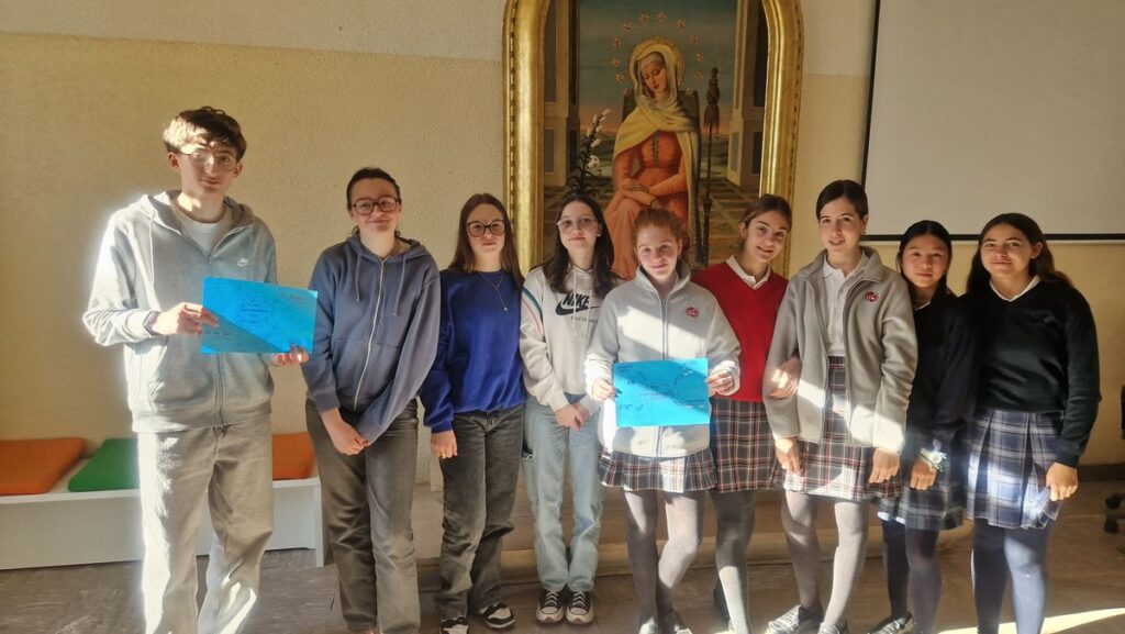 Élèves du lycée Sacré Cœur en mobilité à Madrid en janvier 2025