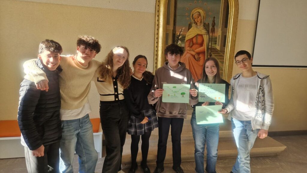 Élèves du lycée Sacré Cœur en mobilité à Madrid en janvier 2025