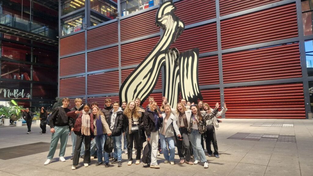 Élèves du lycée Sacré Cœur en mobilité à Madrid en janvier 2025