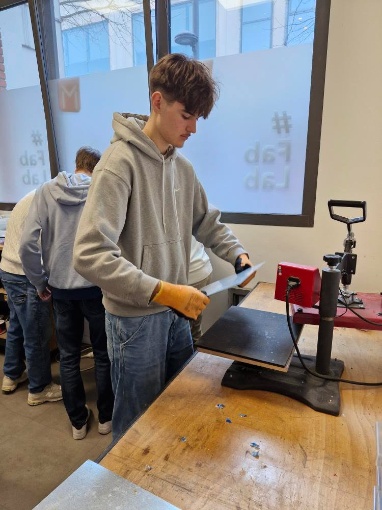 Élèves du lycée Sacré Cœur participant à un échange international dans le cadre du projet 4R's