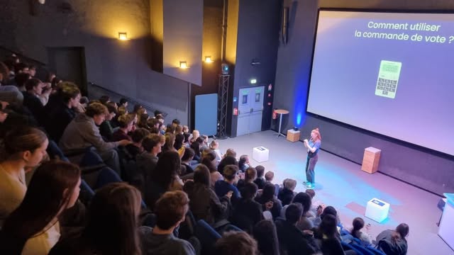 Élèves du lycée Sacré Cœur participant à un échange international dans le cadre du projet 4R's