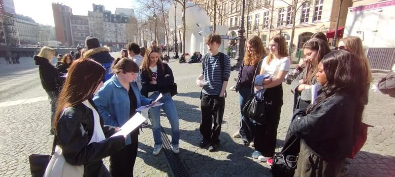 Élèves du lycée Sacré Cœur en exploration artistique au musée de Picardie et à Paris